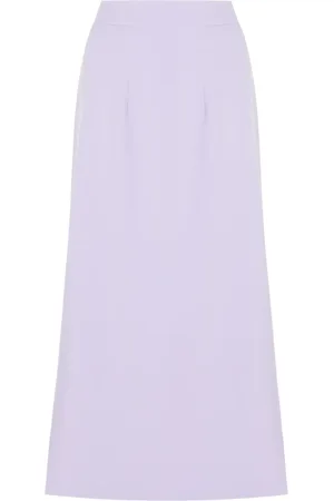Olympiah Side-slit midi skirt