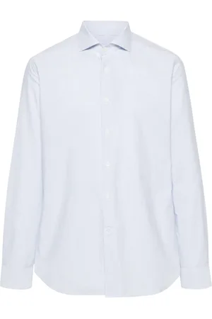corneliani Striped cotton shirt