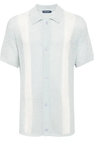 Frescobol Carioca Castillo crochet-knit shirt