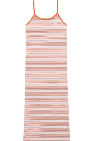 Chocoolate Striped midi dress
