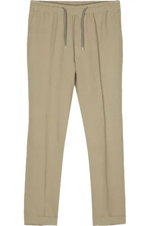 Paul Smith Drawstring-waist linen trousers
