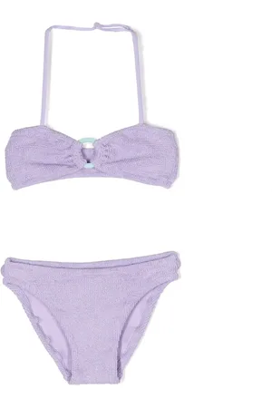 MC2 SAINT BARTH Lurex crinkle bikini