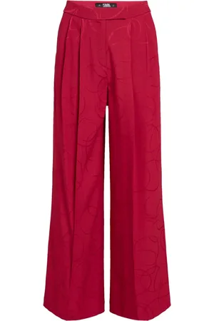 Karl Lagerfeld Satin tailored trousers