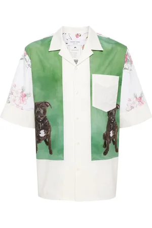 Marine Serre Regenerated Household cotton shirt