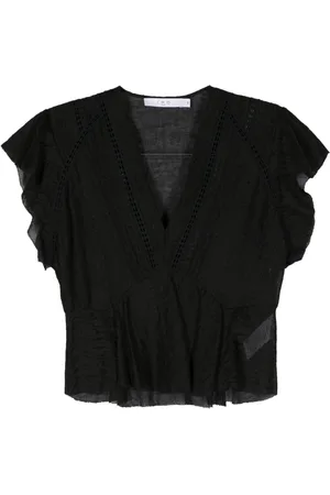 IRO Darila V-neck crop top