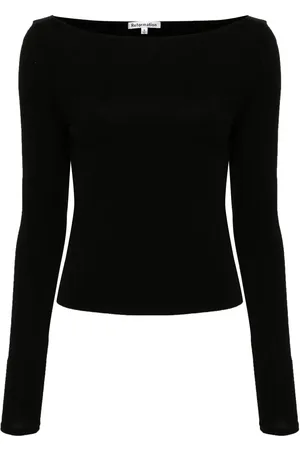Reformation Wiley boat-neck top