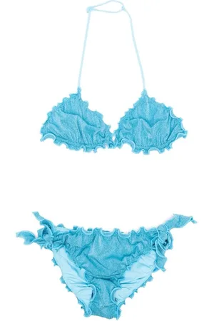 MC2 SAINT BARTH Logo-patch lurex bikini
