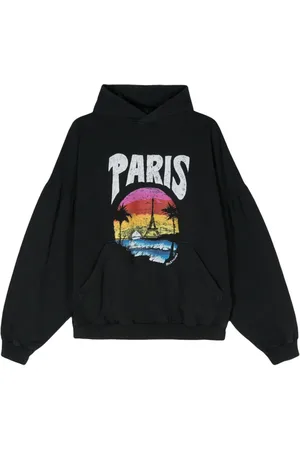 Balenciaga Paris Tropical cotton hoodie