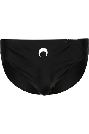 Marine Serre Crescent moon-print swimming trunks