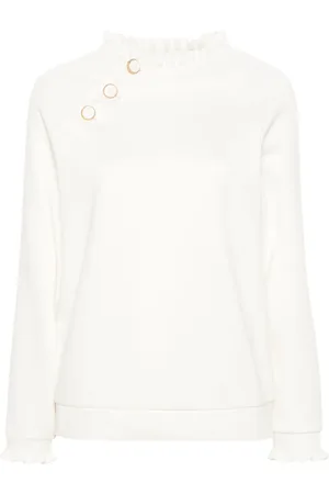 Claudie Pierlot Frilled-collar sweater
