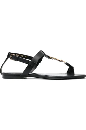 Saint Laurent Cassandra leather sandals