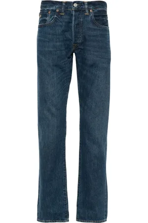 Ralph Lauren Logo-embroidered straight-leg jeans