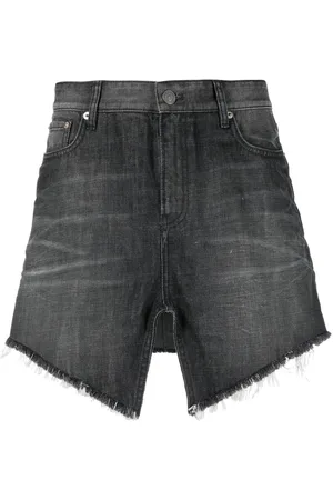 Balenciaga Cut-up denim miniskirt