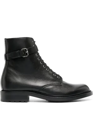 Saint Laurent 20mm Army buckle boots