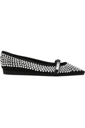 Premiata Stud-embellished ballerina shoes