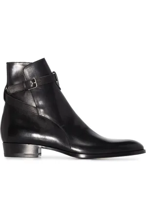 Saint Laurent Wyatt Jodhpur leather boots