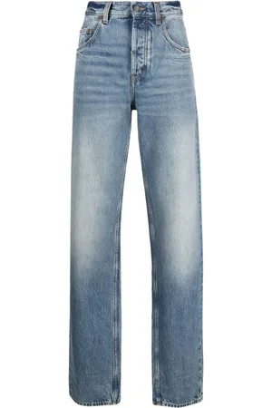 Saint Laurent Mid-rise straight-leg jeans