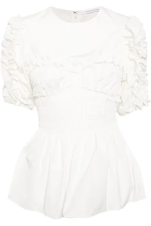 Cecilie Bahnsen Ruffled flared blouse