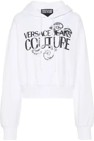 VERSACE Watercolour Couture-logo hoodie