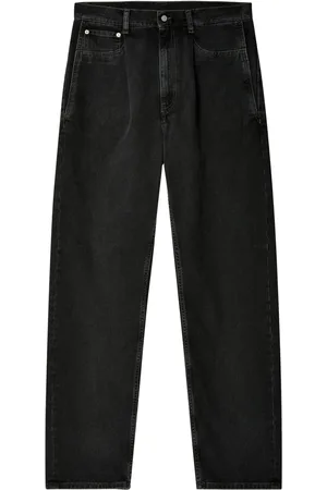 Hed Mayner Pleat-detail straight-leg jeans
