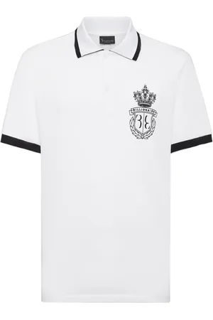 BILLIONAIRE Logo-embroidered cotton polo shirt