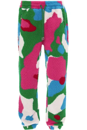 J.W.Anderson Graphic-print fleece trousers