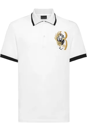BILLIONAIRE Logo-embroidered cotton polo shirt
