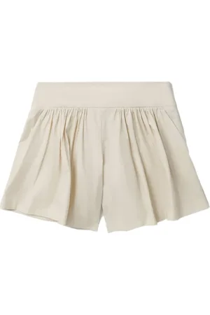 Msgm Pleated cotton shorts