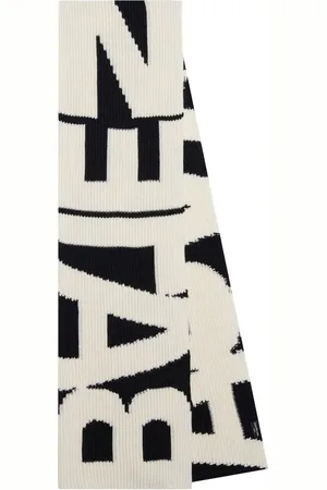 Balenciaga Logo-print wool scarf