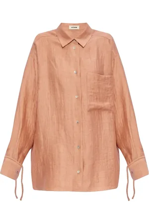 AERON Soir tied-cuff shirt
