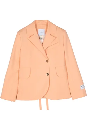 Patou Lace-up wool blazer