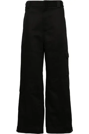 Gucci Logo-patch cotton cargo trousers