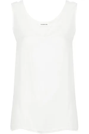 P.A.R.O.S.H. Loose-fit silk sleeveless top