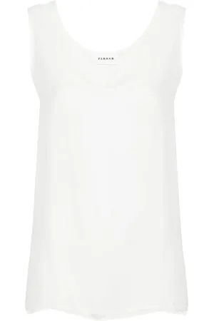 P.A.R.O.S.H. Loose-fit silk sleeveless top