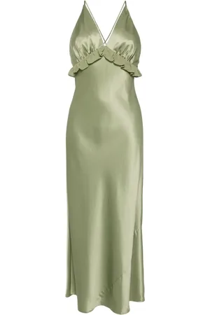 Reformation Madrigal satin dress