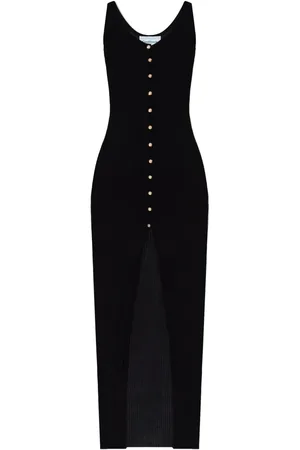 Casablanca Ribbed-knit maxi dress