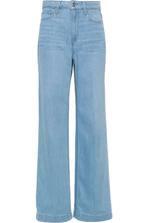 Paige Harper high-rise wide-leg jeans