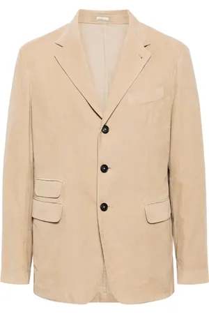 MASSIMO ALBA Corduroy single-breasted blazer