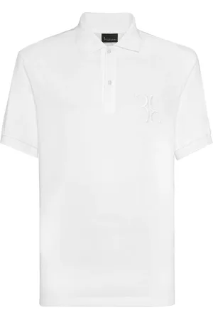 BILLIONAIRE Logo-embroidered cotton polo shirt