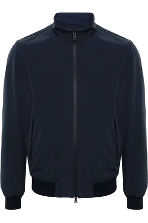 Paul & Shark Logo-patch shell jacket