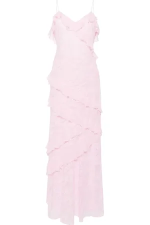LOVESHACKFANCY Rialto ruffle-detail silk dress