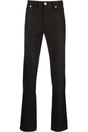 BRIONI Low-rise slim-fit tapered trousers