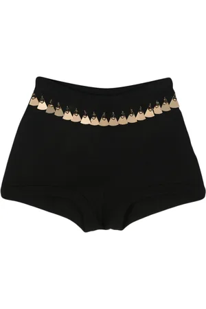 Paco rabanne Tassel-trim knitted shorts