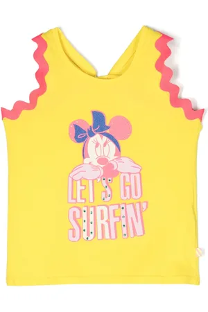 Billieblush Cartoon-print cotton T-shirt