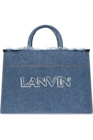 Lanvin Logo-embroidered tote bag