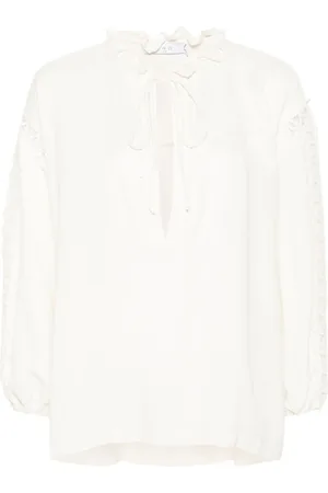 IRO Ganitte textured ruffled blouse