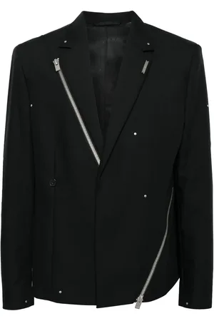 HELIOT EMIL Wool-kid mohair blend tailored jacket