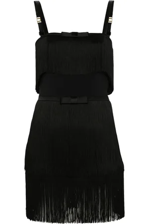 Elisabetta Franchi Fringe-detail mini dress