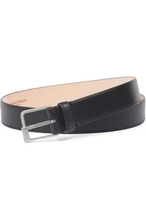 Maison Margiela Screw-buckle leather belt