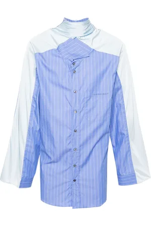 Y / PROJECT Scarf-detail cotton shirt